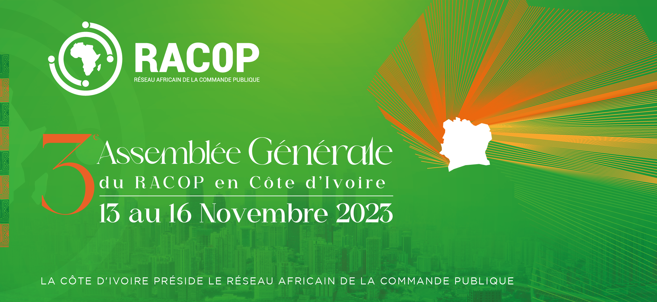 La Côte d'Ivoire accueille la 3ème Assemblée Générale du RACOP